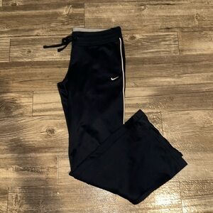 Nike navy with white stripe workout pants